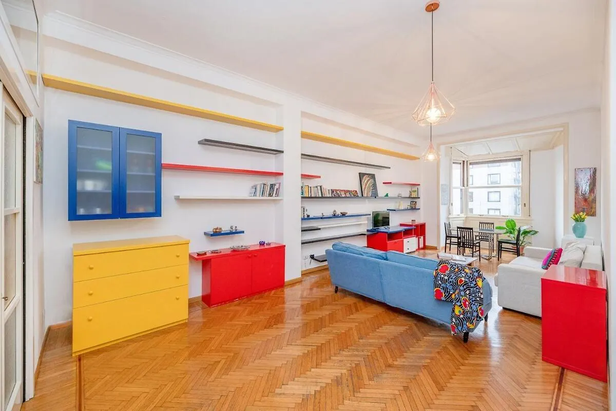 Mondrian Style House Apartment Milan Italy