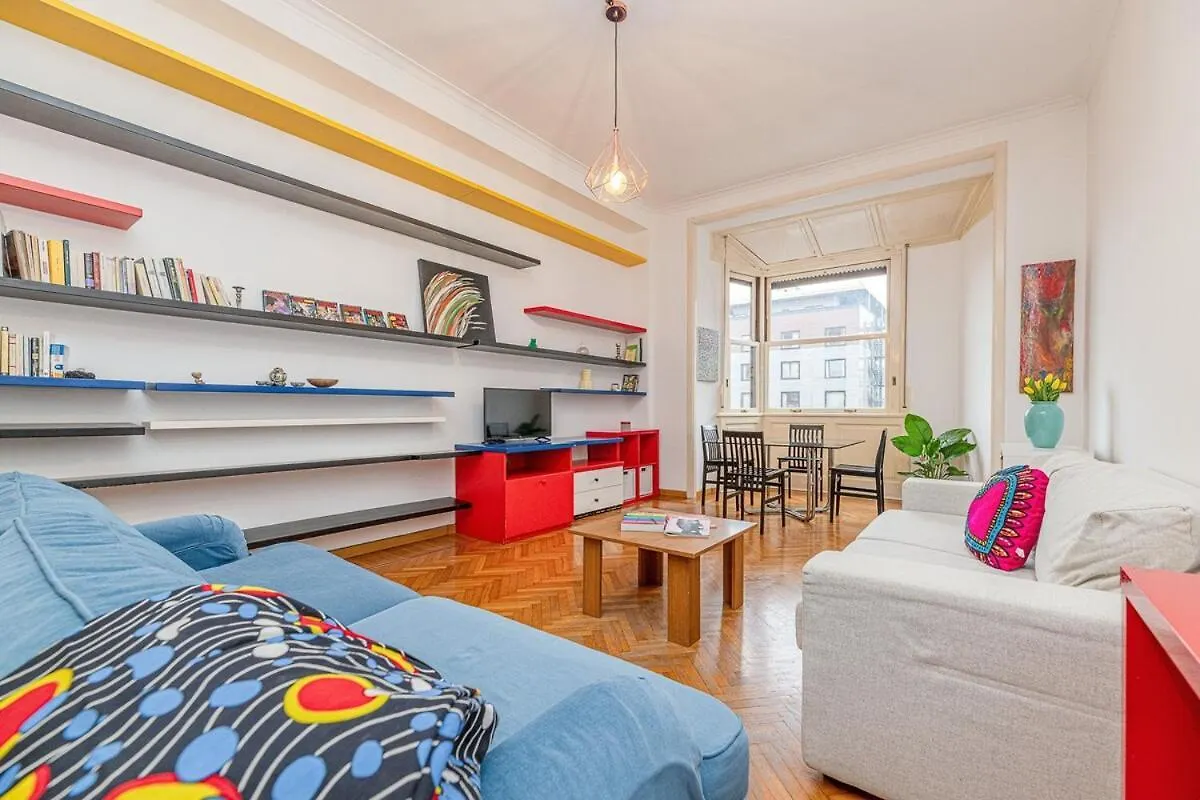 Mondrian Style House Apartment Milan