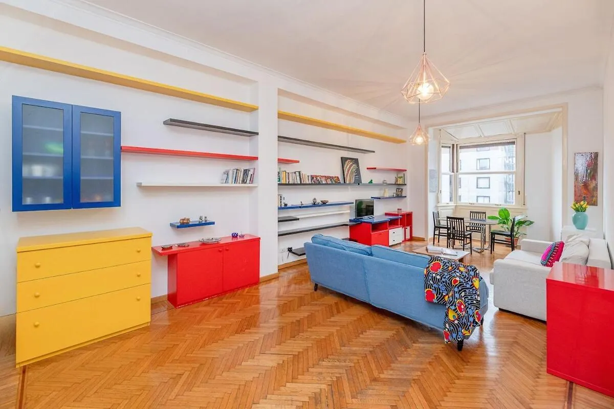 Mondrian Style House Apartment Milan Italy